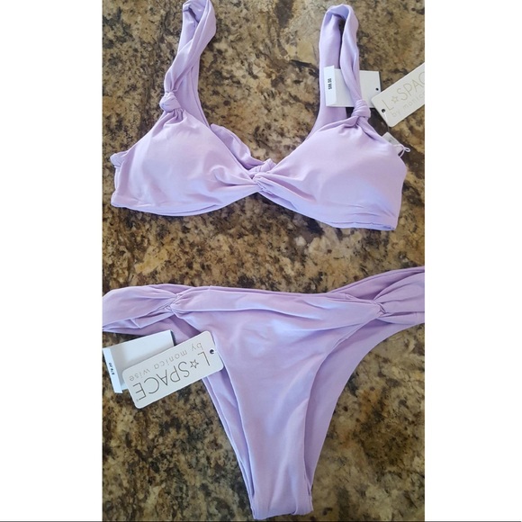 l*space Other - L Space Turner Top & La Jolla bottom In Lilac